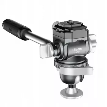 Cap video fluid panoramic ULANZI EH09 360°, Arca-Swiss, capacitate de încărcare 5 kg, 1/4 inch-20 și 3/8 inch-16