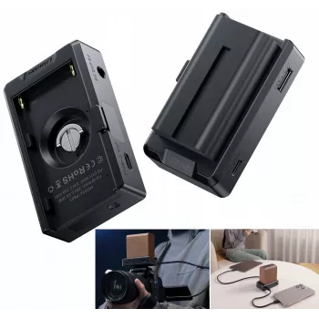Placă de alimentare USB-C PD ULANZI PA03 pentru baterii Sony NP-F