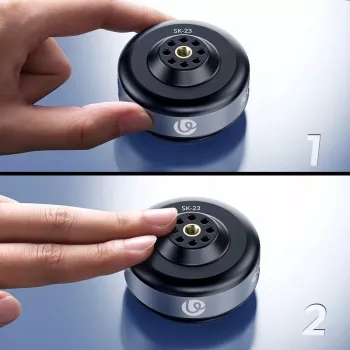 Suport cu ventuză electrică ULANZI SK-23 cu șurub 1/4 inch pentru telefon/cameră