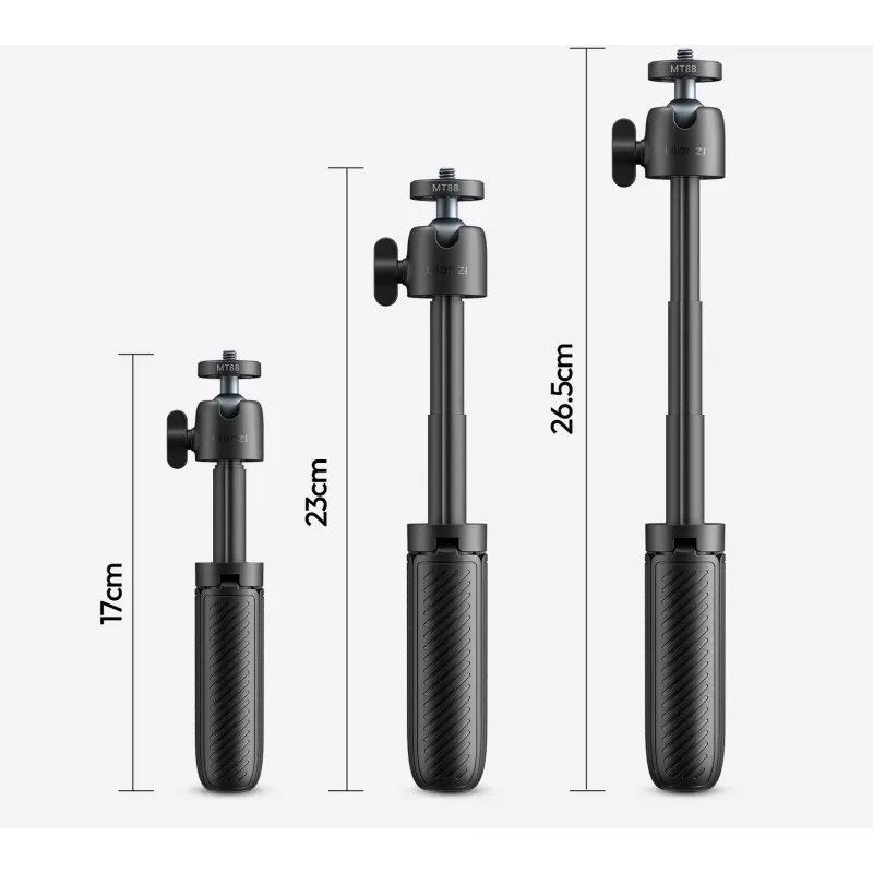 Mini trepied / grip vlogging Ulanzi MT88 - negru