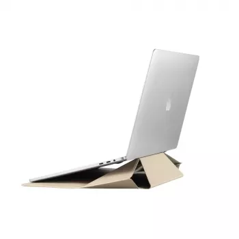 Husă pentru laptop Moft Sleeve 14 Beach White cu suport integrat pentru laptopuri de 14 inch