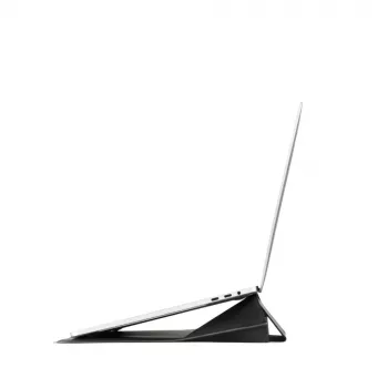Husă pentru laptop Moft Sleeve 15 cu suport integrat, neagră, 15,6 inch