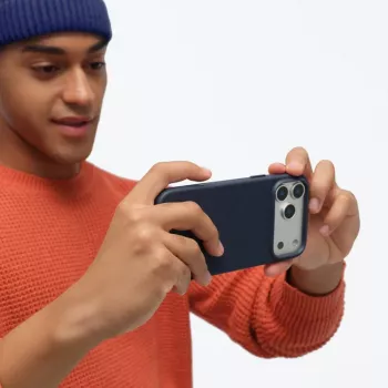 Husă MagSafe Moft Snap Movas pentru iPhone 17 Pro - albastru marin