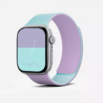 Curea ceas MOFT Snap Duo Apple Watch 38/40/41/42 mm Bujor/Aqua