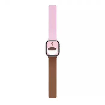 Curea ceas MOFT Snap Duo Apple Watch Roz/Brownie
