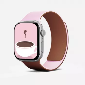 Curea ceas MOFT Snap Duo Apple Watch Roz/Brownie