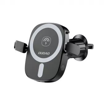 Suport auto pentru telefon cu încărcător wireless 15W Dudao FW11 aerisire/bord - negru