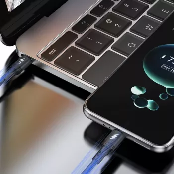 Dudao L3CC Cablu USB 2.0 USB-C 60W 2m negru
