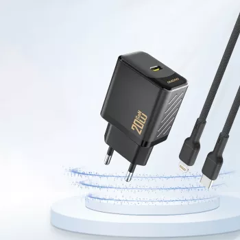 Încărcător Dudao A26EU GaN 20W USB-C, negru