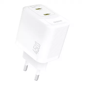 Încărcător de perete Dudao A28PEU 45W 2xUSB-C alb