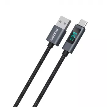 Cablu Dudao L7T USB-A la USB-C 66W 1m negru