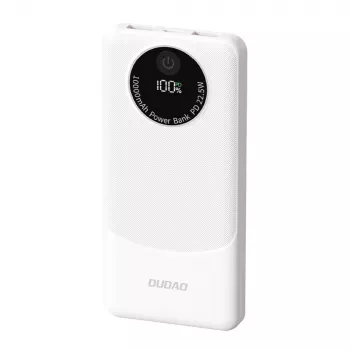 Powerbank Dudao K12 10000mAh PD22.5W USB-A, USB-C - Alb