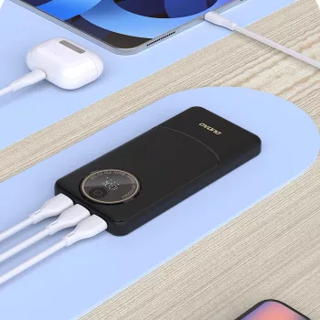 Powerbank Dudao K12 10000mAh PD22.5W USB-A, USB-C - Alb