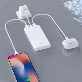 Powerbank Dudao K10Pro 2.4A 20000mAh 2 x USB-A - Alb