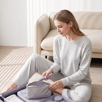 Set periuță de dinți electrică sonică Dreame E10F, violet