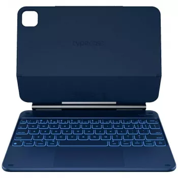 Husă cu tastatură Typecase Edge pentru iPad Air 11 M2 2024 / M3 2025 / M4 2026, albastru deschis