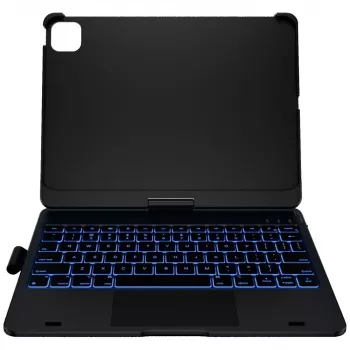 Husă tastatură Typecase Flexbook Touch pentru iPad Pro 11 2024/2025, neagră