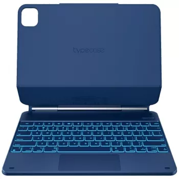 Husă cu tastatură Typecase Edge pentru iPad Air 13 M2 2024 / M3 2025 / M4 2026, albastru Pacific