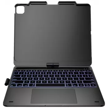 Husă cu tastatură Typecase Flexbook Touch pentru iPad Air 13 M2 2024 / M3 2025 / M4 2026, gri