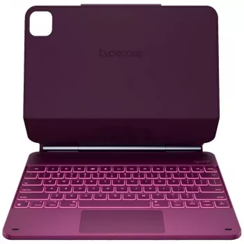 Husă tastatură Typecase Edge pentru iPad Air 13 2024/2025, zmeură