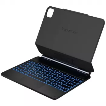Husă cu tastatură Typecase Edge pentru iPad Air 13 2024/2025 Carbon Fiber