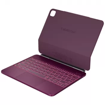 Husă cu tastatură Typecase Edge pentru iPad Pro 13 2024/2025, zmeură