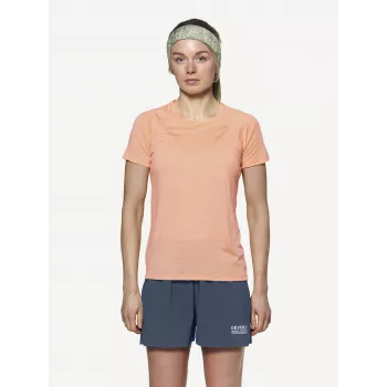 Tricou de bază damă Devold Endurance Merino 130 Tee - Sunrise - mărimea S