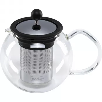 Cafetieră de ceai Bodum ASSAM 0,5 l oțel inoxidabil / negru
