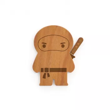 Set tocător și cuțit OTOTO Ninja Board - negru