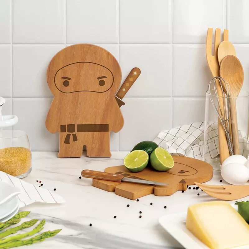 Set tocător și cuțit OTOTO Ninja Board - negru