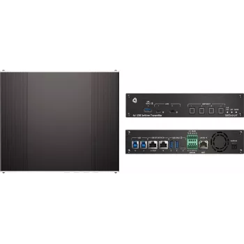 Comutator gestionat Kramer Electronics SWT3-41-U-T 4x1 USB 3.2/2.0 host PoE-Acceptor - 10 Gbps - Power over Ethernet