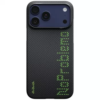 Husă MagSafe PITAKA Aries Ultra-Slim pentru iPhone 17 Pro - Negru