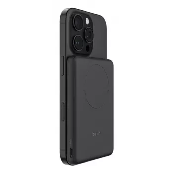 Belkin BoostCharge Slim Magnetic Power Bank 5000 mAh, 7.5 W, Black