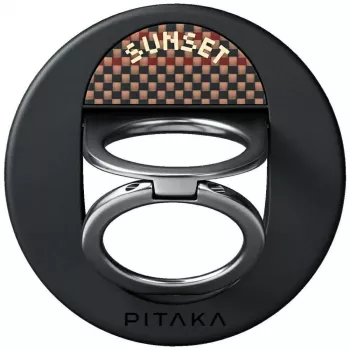 Suport magnetic pentru telefon PITAKA MagEZ Grip 3 MagSafe Sunset
