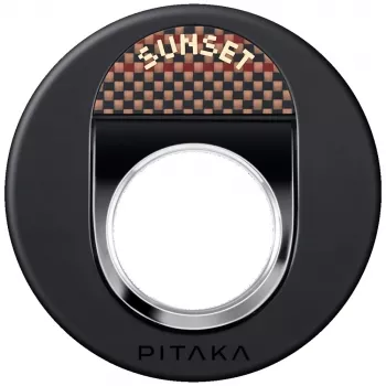 Suport magnetic pentru telefon PITAKA MagEZ Grip 3 MagSafe Sunset