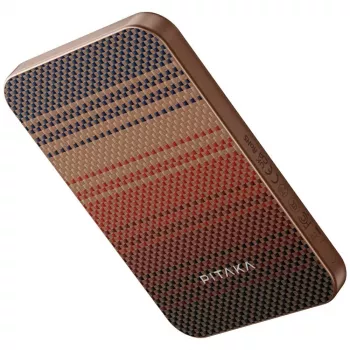 Baterie externă PITAKA din fibră de aramidă 5000 mAh Qi2 MagSafe Sunset