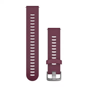 Curea de ceas din silicon HAMA Garmin pentru Vivoactive 3, Vivomove HR, Forerunner 645, Forerunner 245 - Berry 010-11251-1W