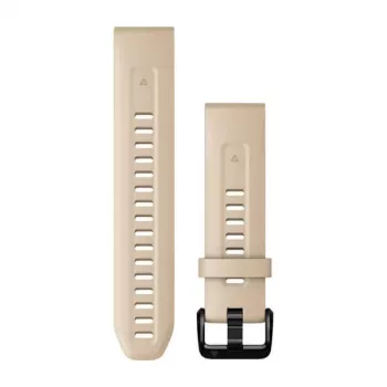 Curea de ceas din silicon Garmin 20 mm, Limestone, 010-13102-08