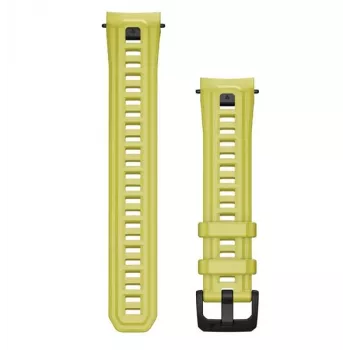 Curea de ceas din silicon QuickFit Garmin 22mm Electric Lime pentru Instinct E 45mm 010-13398-02