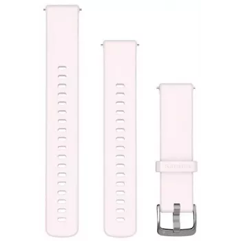 Curea ceas din silicon Garmin 18 mm, roz blush, 010-13406-03