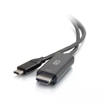 Cablu adaptor C2G USB-C la HDMI - 1,83 m - negru - 4K@60Hz - conector USB-C reversibil