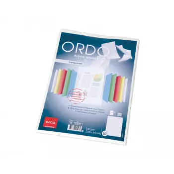 ELCO Ordo mapă de organizare transparentă A4, 220 x 310 mm, 80 g/m², alb, 10 buc (73696.14)