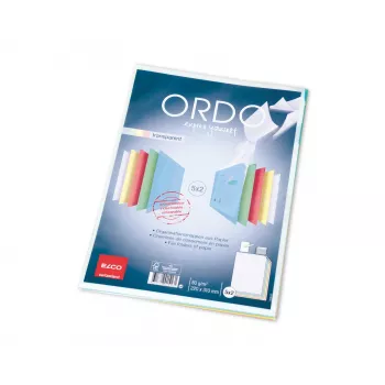 ELCO Ordo mapă de organizare transparentă A4, 220 x 310 mm, 80 g/m², culori asortate, 10 buc (73696.00)