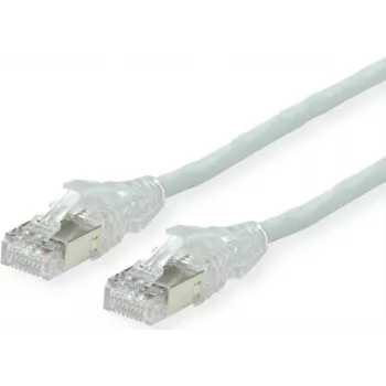 Cablu patch Dätwyler Cat.5e S/UTP, CU 5502 flex PVC, AMP v2, negru, 2,0 m