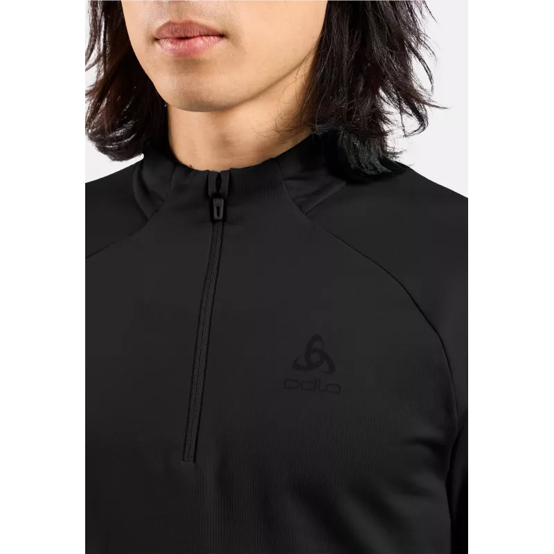 Odlo Essential Light Mid Layer 1/2 Zip - negru
