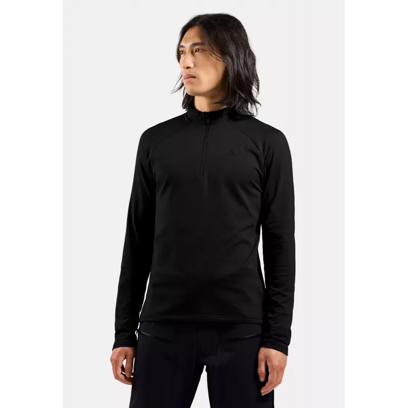 Odlo Essential Light Mid Layer 1/2 Zip - negru