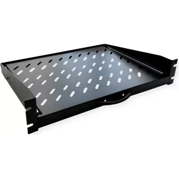 VALUE 19 inch Extendable Shelf, 2U, 404 x 350 mm, 30 kg Load