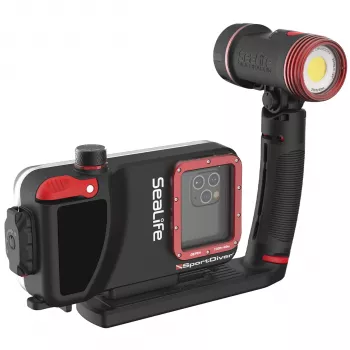 Set carcasă subacvatică pentru smartphone și lumină Sealife SportDiver Pro 2500 (SL401-U)