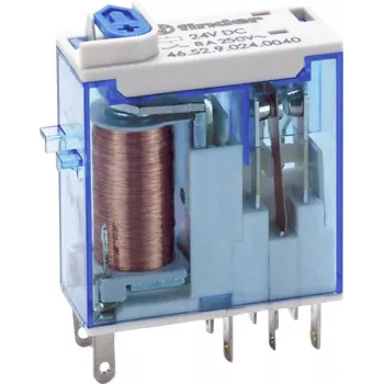 Releu cu fișă Finder 46.52.9.024.0040 24 V DC 8 A DPDT 1 buc.