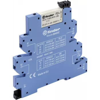 Releu de interfață EMR Finder 39.11.0.024.0060 Master BASIC 24 V DC 1 CO 6 A